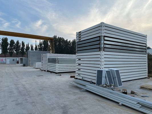 Fast Install Flat Pack Container Simple Design for Customized Hurricane Proof Accommodation in 20 Feet
