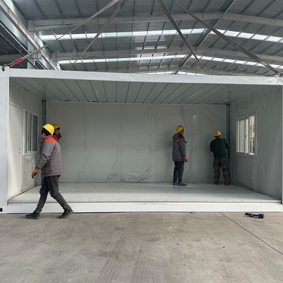 Guard House Classic Foldable Office Luxury Prefabricated Tiny Prefab Container House with 70% Time-Saving Advantage