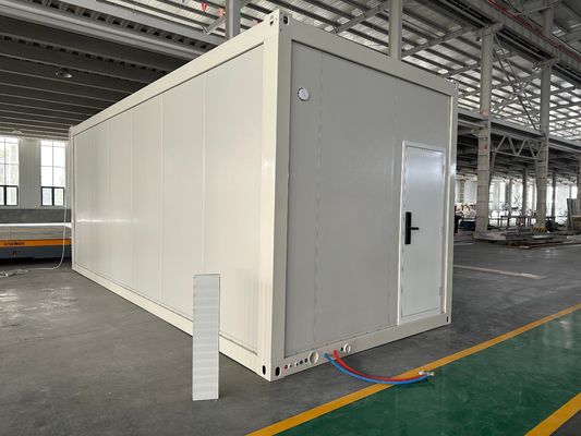 Customized Color Prefabricated Modular Houses Flat Pack Log Cabin Kits Container House with Local Standard Electricity