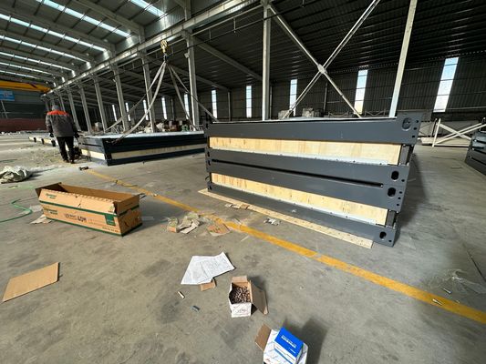 Transport and Load 40ft Easy To Install Steel Flat Pack Tiny Home Sandwich Panel Prefabricated Container House Homes