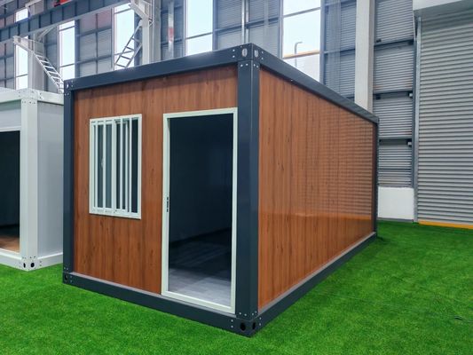 Broken Bridge Aluminum Door Flat Pack 20ft 40ft Container Homes Steel Frame Prefab Container House with Easy Installation Advantage