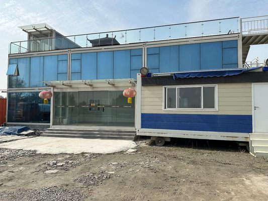 20ft Prefab Home Made In Low-Carbon Energy Saving Modular Container House with Fast Install Advantage and Sandwich Panel
