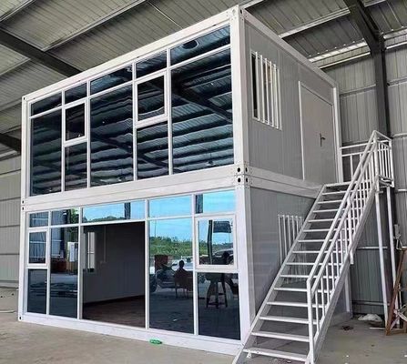 White Detachable Container Houses Modern Style With Security Door