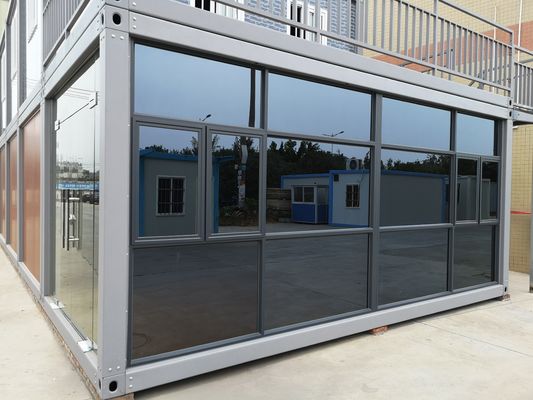 White Detachable Container Houses Modern Style With Security Door