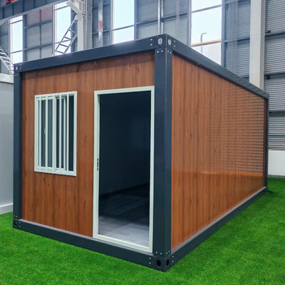 Quick Assemble Detachable Rectangle Prefabricated Mini House with 50mm Rockwool Wall Material
