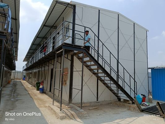 Fast Industrial Sandwich Panel Dormitory Layout with Professional Architect Drawing Direct Prefab House