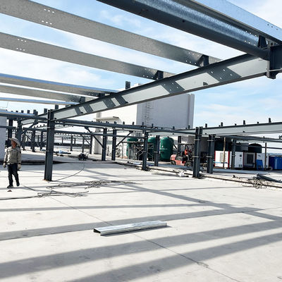 Light Steel Q345 Q235 Main Frame Prefabricated Steel Structure Building for Storage Warehouse Construction
