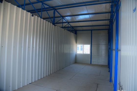 Prefab Tiny House on Wheels Ready to Ship with Light Steel Structure Frame and 50/75/100mm Wave Sandwich Panel Wall
