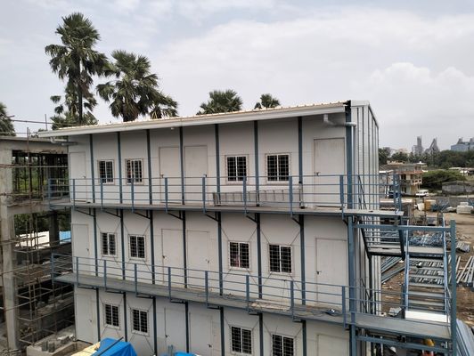 Prefab Tiny House on Wheels Ready to Ship with Light Steel Structure Frame and 50/75/100mm Wave Sandwich Panel Wall
