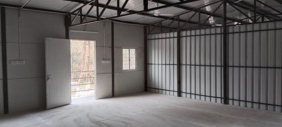 Rectangle Guest House with Wooden Floor Prefab Sandwich Panel House