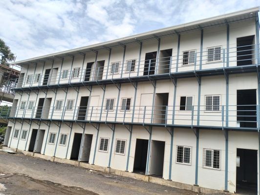 Custom Design Soundproof Moistureproof Mosquitoproof Prefab House for Dormitory Main Structure Steel Structre Sandwich Panel