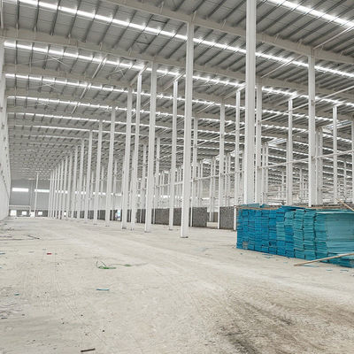 Easy Install Prefabricated Warehouse Steel Structure Building with Punching Service and C.Z Shape Steel Channel Purlin