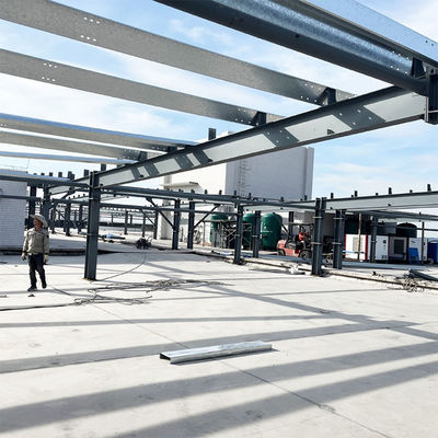 Easy Install Prefabricated Warehouse Steel Structure Building with Punching Service and C.Z Shape Steel Channel Purlin