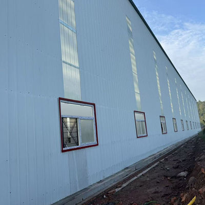 Fast Build Prefabricated Warehouse Steel Structure Building Steel Workshop Build with Aluminum Alloy Window by Source