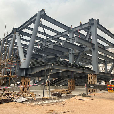 Fast Build Prefabricated Warehouse Steel Structure Building Steel Workshop Build with Aluminum Alloy Window by Source