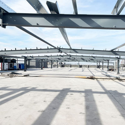 Source Prefabricated Warehouse Steel Structure Building with Cutting Service and Aluminum Alloy Window at Easy Installation