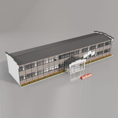 Prefabricated A Frame House for Workshop Warehouse Construction Office and Sandwich Panel Design Construction