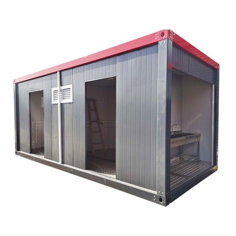 Breathable 20FT/40FT Customized Camping Mobile Restroom Portable Toilet Movable WC Restroom Unit For Disabled Sale