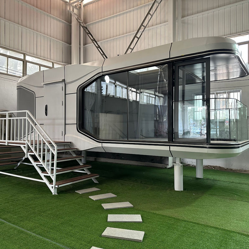 Portable Prefab Steel Villa for Multi-function Smart Space Capsule and Outdoor Camping
