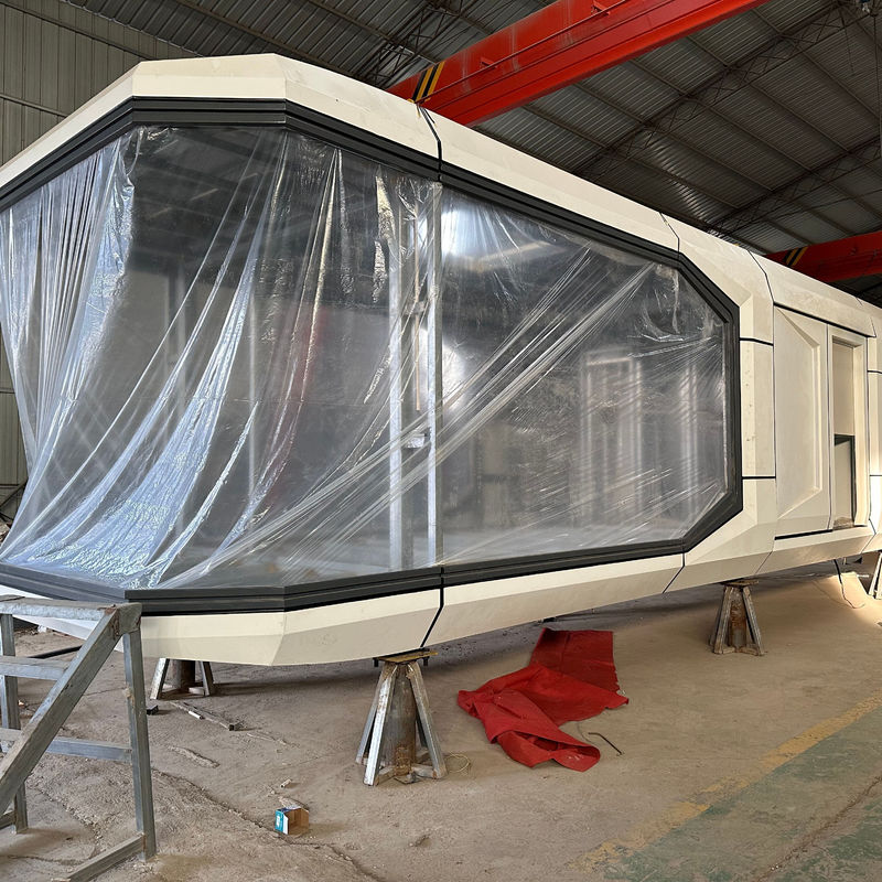 Outdoor Hotel Flat Cabinet Steel Container Space Capsule House with Modern Design Style and Intelligent System