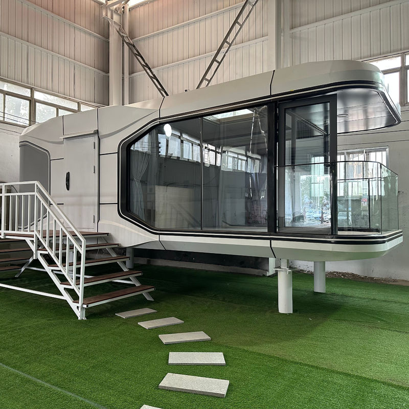 Galvanized Steel Frame Modular Prefab Container Home for Hotel Villa in Popular Design and Green Houses