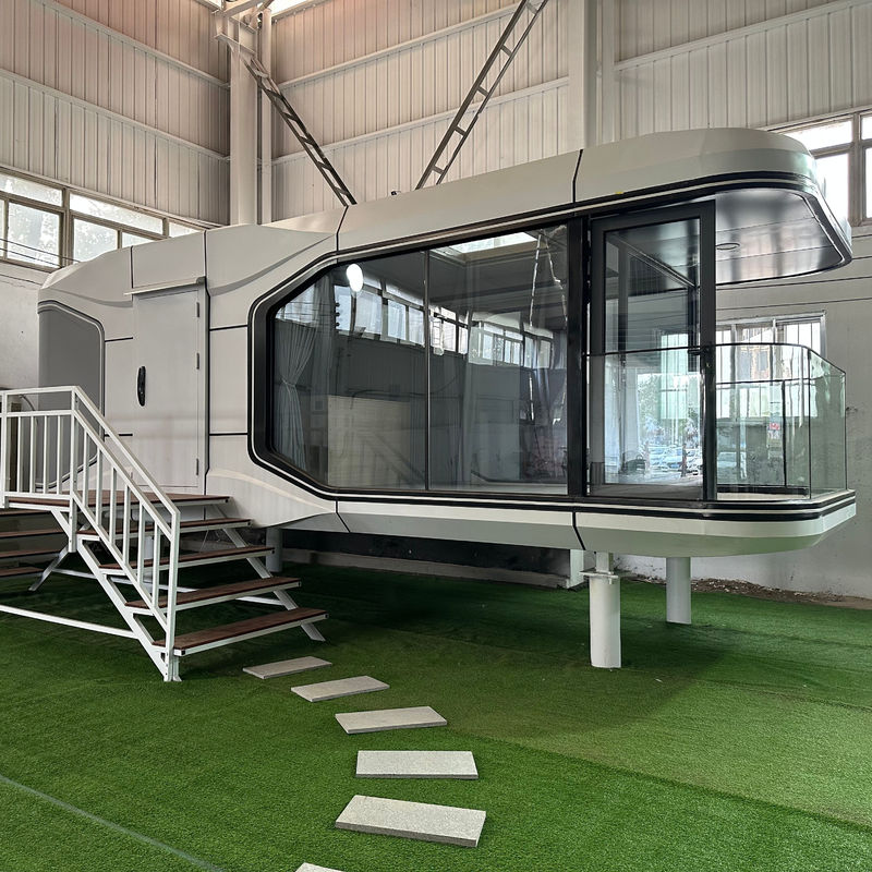 Green Houses Customized Size Space Capsule Movable Homes Sleeping Modular Hotel for Resort Mobile Prefab Tiny Houses Home