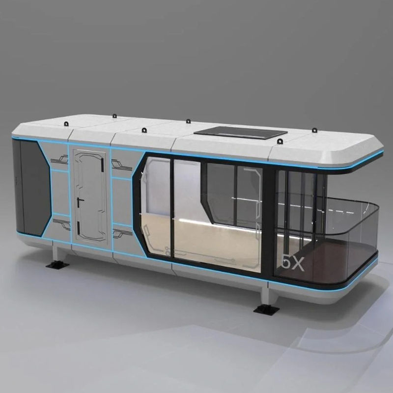 Modern Design Style Smart Mobile Space Capsule Container Hotel Prefabricated Cabin Capsule House with Sandwich Panel Door