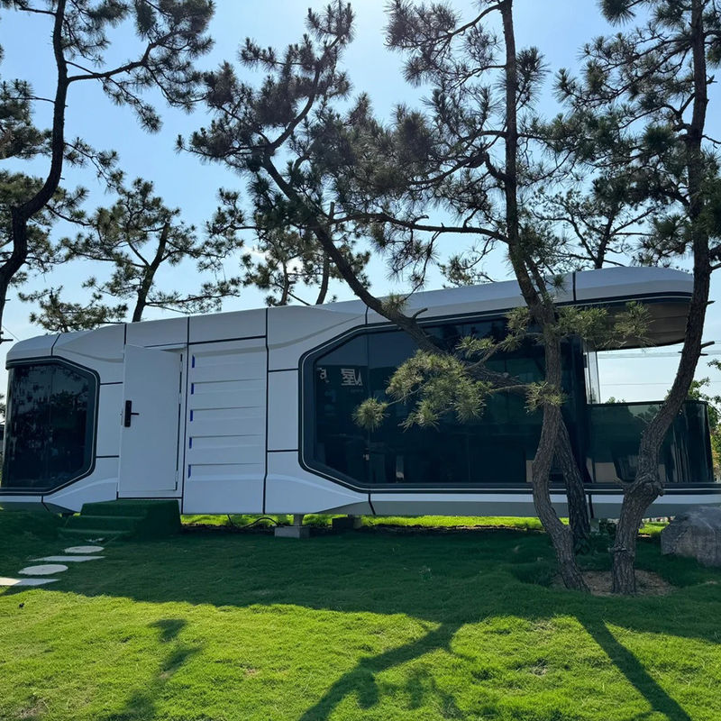 Outdoor Space Capsule Cabin House Modular Capsule Hotel From Space Capsule House With Customized Color And Modern Design