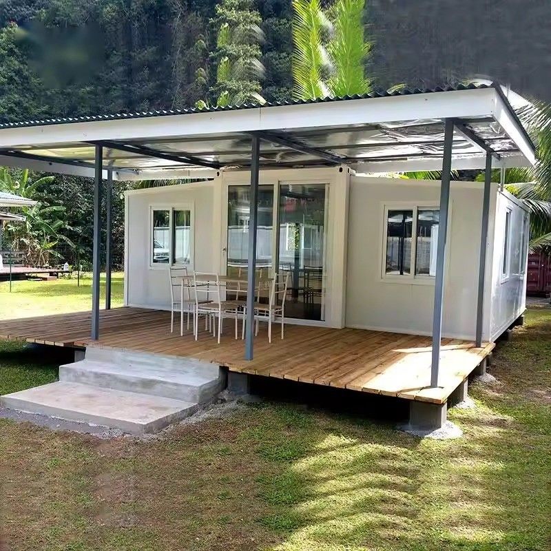 20FT 30FT 40FT High Grade Luxury Customized Layout Expandable Container House with Sandwich Panel and Aluminum Alloy Door