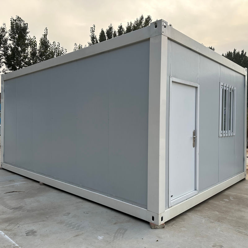 Waterproof Fireproof 6x3x2.8 Meter 20ft Galvanized Light Steel Frame Prefab Modular Home Room Flat Pack Container House