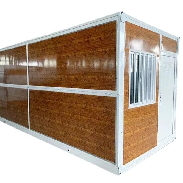20ft 40ft Steel Frame Modular Prefabricated Houses Folding Container House Quick Installation Customized Color Standards
