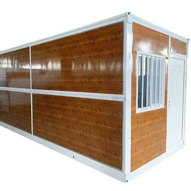 Customized Color Ready Made Generation Steel Frame Fiber Glass Roof Folding Container House for Multi-purpose Shippment 40'HQ