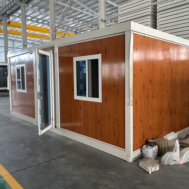 Office Building Portable Extendable Container Home 20Ft Prefab Homes Expandable Container House with Free Layout Design