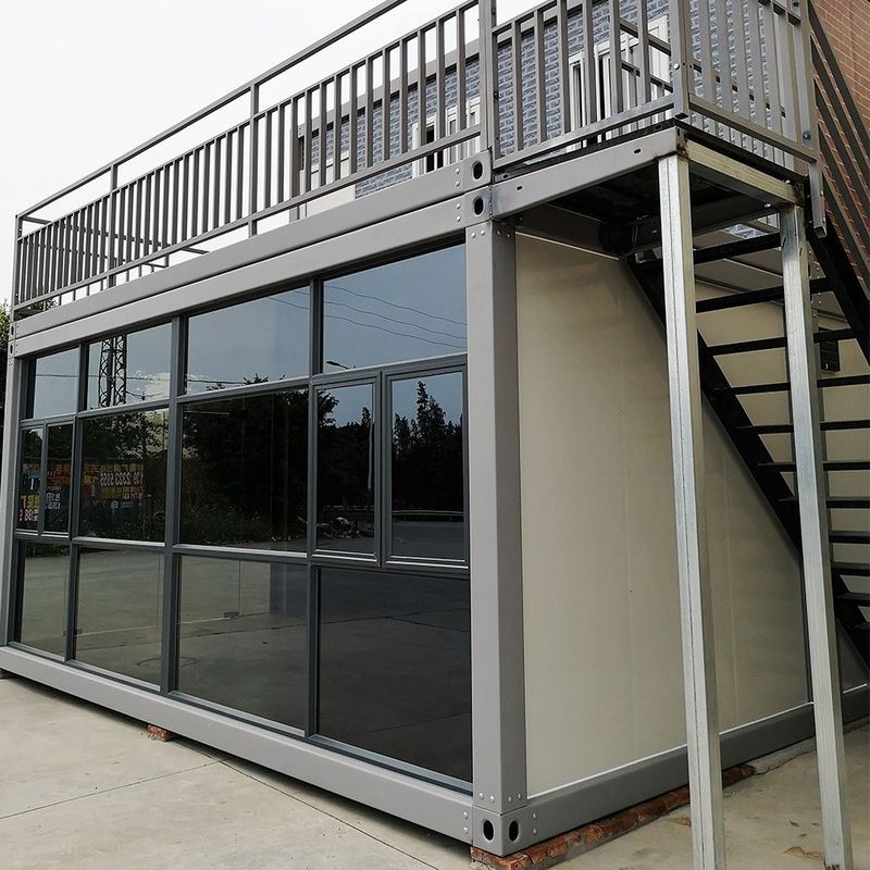 20ft Detachable Prefab Tiny House 40ft Modular Container House Prefab Camping Home Container With Sandwich Panel Door