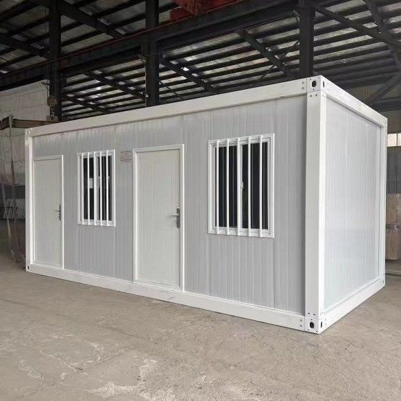 Booth 40ft RockWool Prefabricated Tiny Container Houses with Fast Build and 50mm EPS/rockwool Wall Material