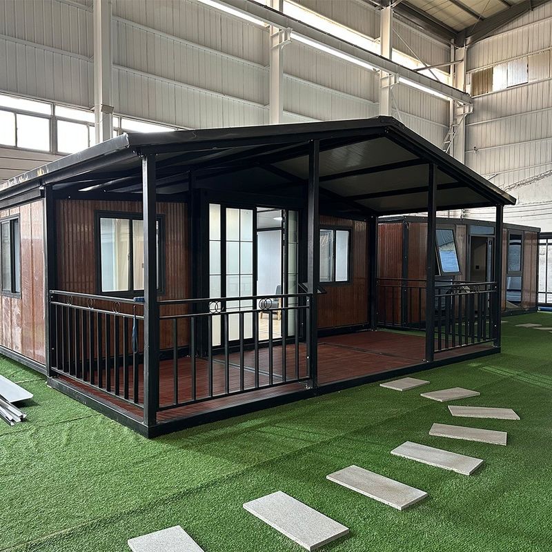 Fast Build Prefab House 20ft 40ft Modular Folding Container House with Customized Color and Installation Flexible Assemble