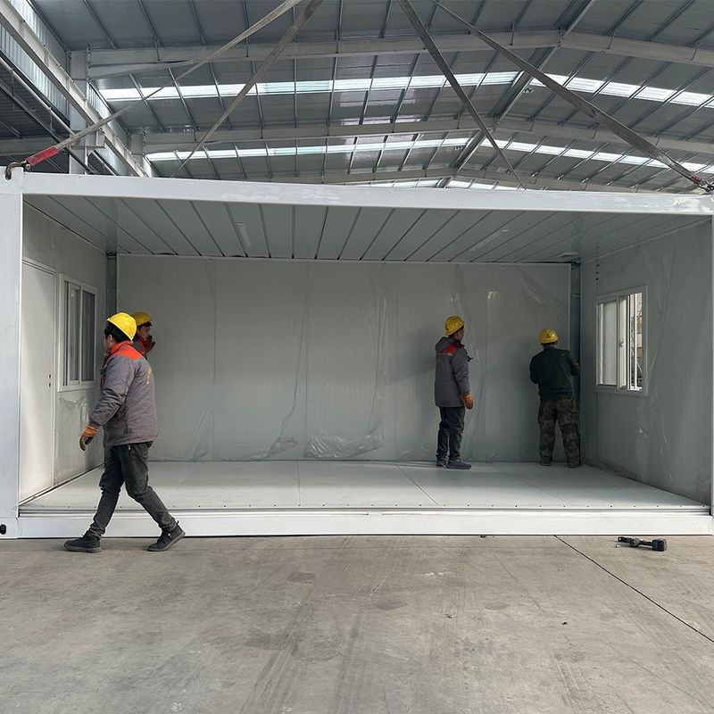 Guard House Classic Foldable Office Luxury Prefabricated Tiny Prefab Container House with 70% Time-Saving Advantage