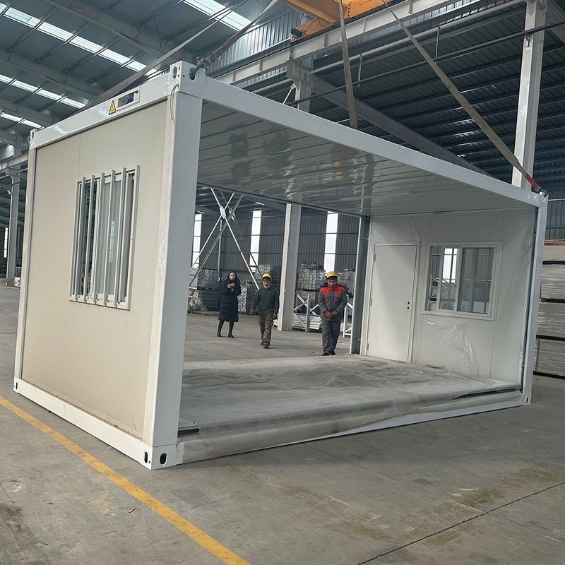 Eco-Friendly Stackable Portable Prefabricated Folding Container House Mobile Foldable Home with EPS Sandwich Panel Roof