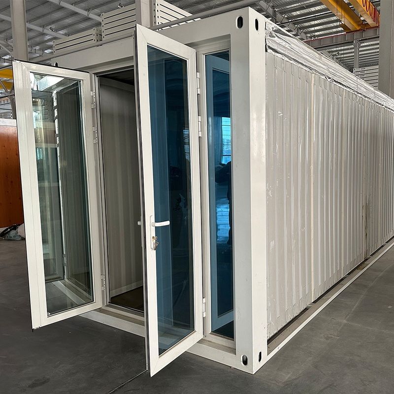 40ft Luxury Expandable Office Container House for Modular Office Cabin in White or Customized Color