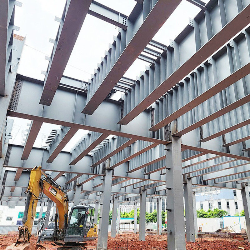 Design Buildings Recyclable Prefab Steel Structures with Environmental Protection and C.Z Shape Steel Channel