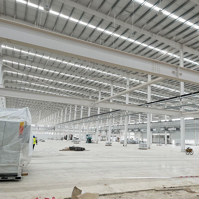 Customized Easy Install Prefabricated Steel Structure Workshop with Modern Design and C.Z Shape Steel Channel Purlin