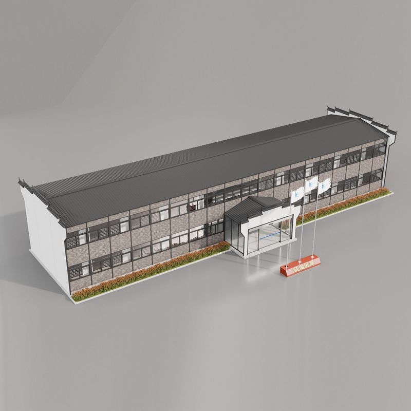 Prefabricated A Frame House for Workshop Warehouse Construction Office and Sandwich Panel Design Construction